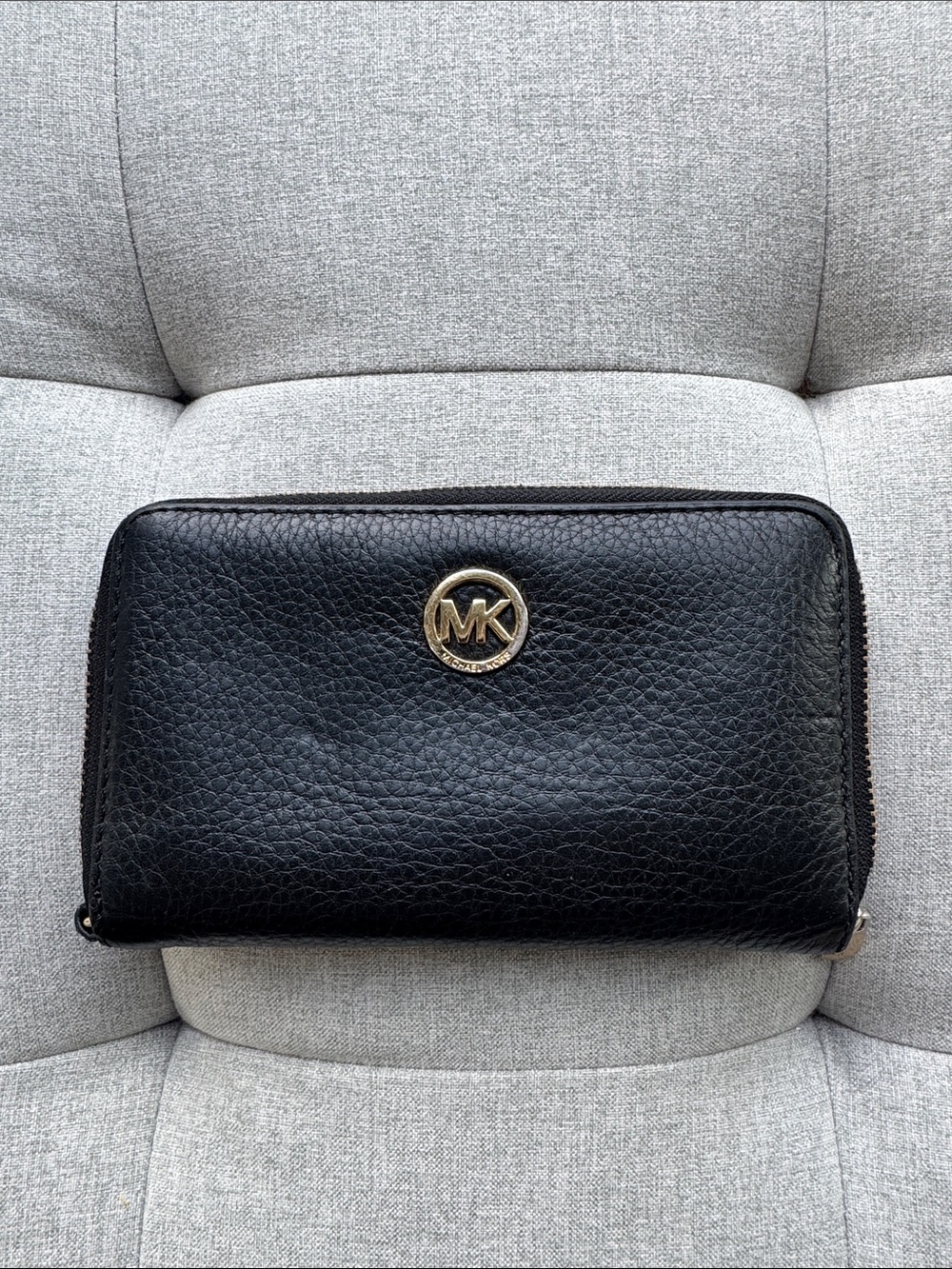 Michael Kors Black Soft Leather Smartphone Wallet